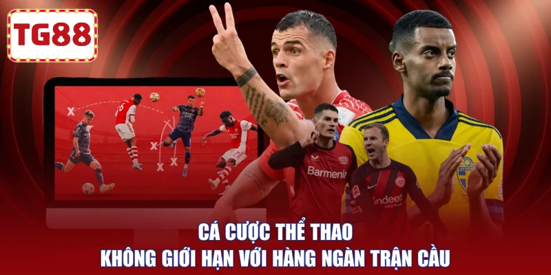 Cá cược thể thao không giới hạn với hàng ngàn trận cầu