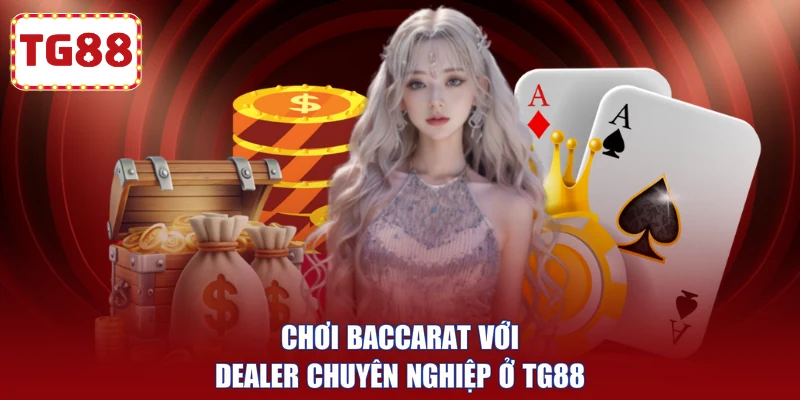 Chơi Baccarat với Dealer chuyên nghiệp ở TG88
