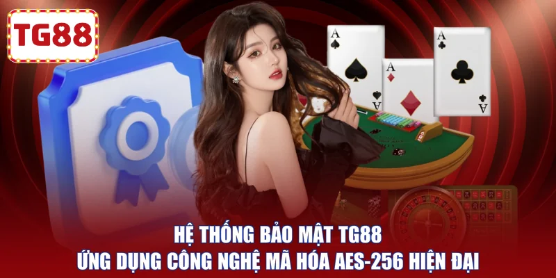 Hệ thống bảo mật TG88 ứng dụng công nghệ mã hóa AES-256 hiện đại