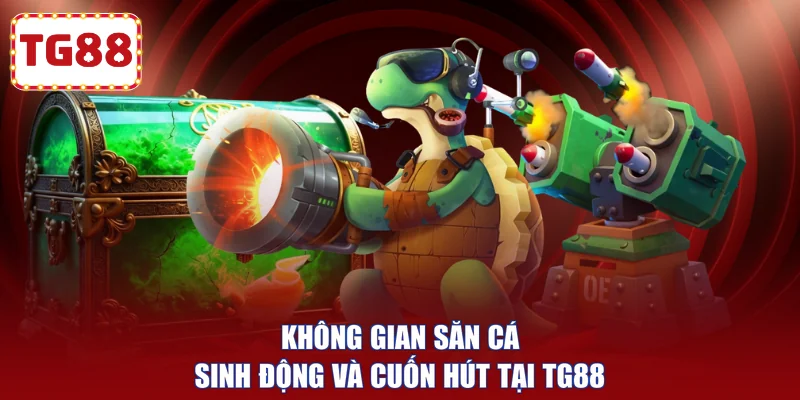 Không gian săn cá sinh động và cuốn hút tại TG88