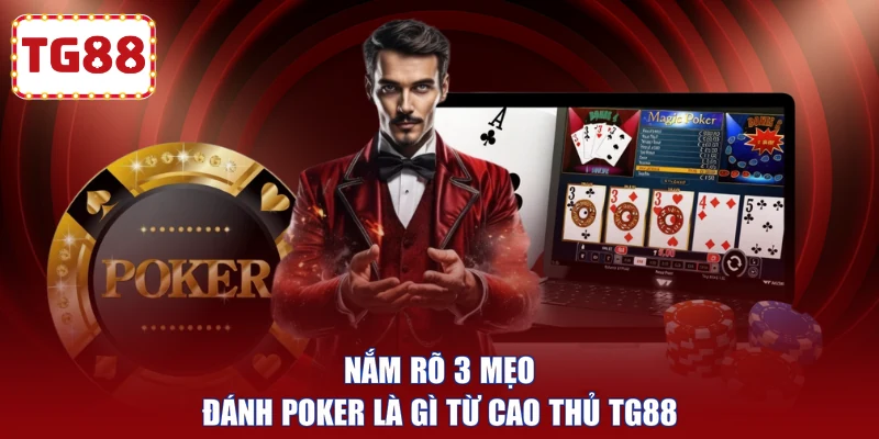Nắm rõ 3 mẹo đánh Poker là gì từ cao thủ TG88