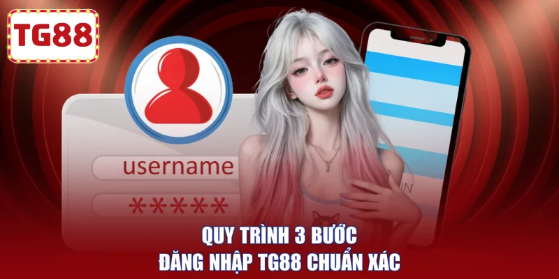 Quy trình 3 bước đăng nhập TG88 chuẩn xác