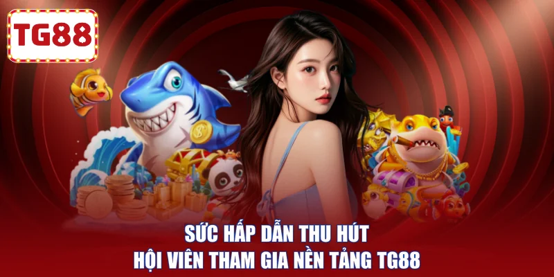 Sức hấp dẫn thu hút hội viên tham gia nền tảng TG88