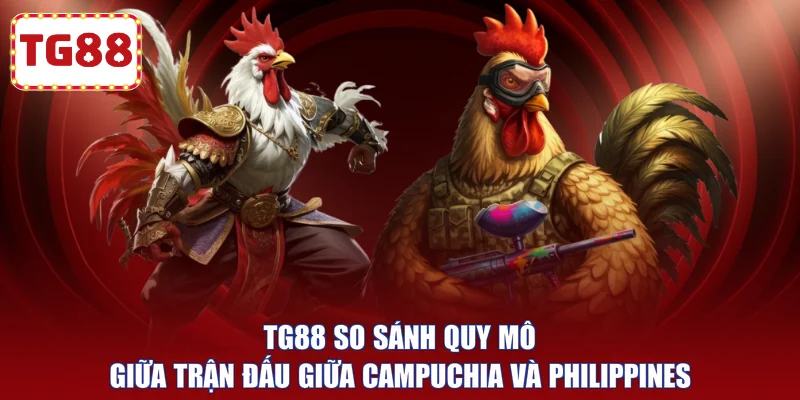 TG88 so sánh quy mô giữa trận đấu giữa Campuchia và Philippines